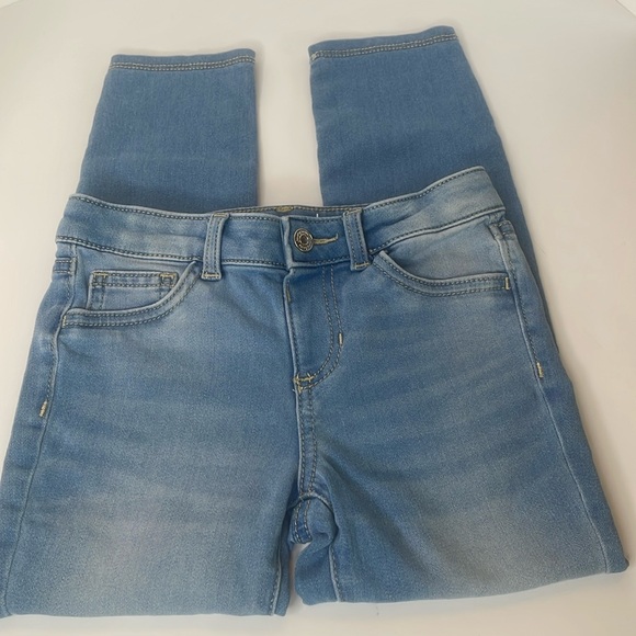 Jumping Beans Pants Girls Blue Washed Stretch Pants - Picture 2 of 10